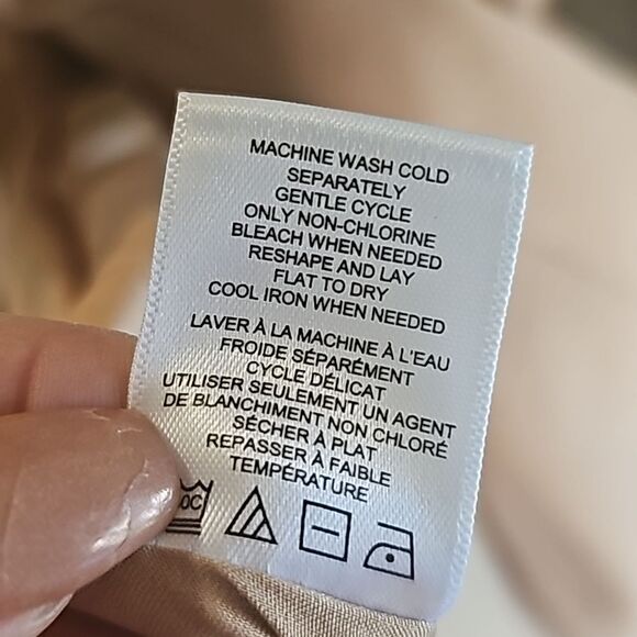 Stacy London Petite Sleeveless Trench Khaki Tan Size Small‎ - Picture 12 of 12